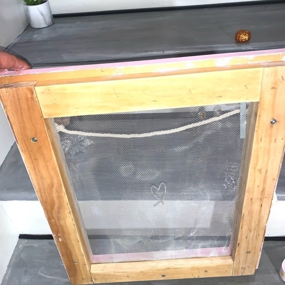 Wall hanging handmade Jewelry Accessory Organizer Boho Chic new Upcycled - Picture 10 of 10